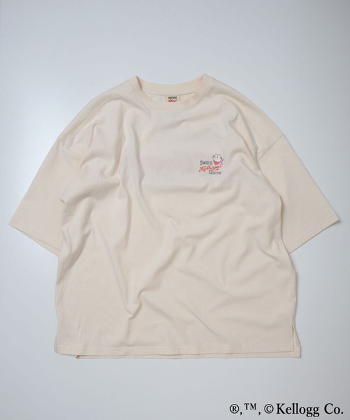 FUNALIVE（ファンアライブ）の「【Kellogg’s】BIGサガラ刺繍ｵｰﾊﾞｰｼﾙｴｯﾄTシャツ レトロVintageプリント（Tシャツ/カットソー・メンズ・オフホワイト/チャコールグレー/グリーン/イエロー・M/L/LL）」の16枚目の写真