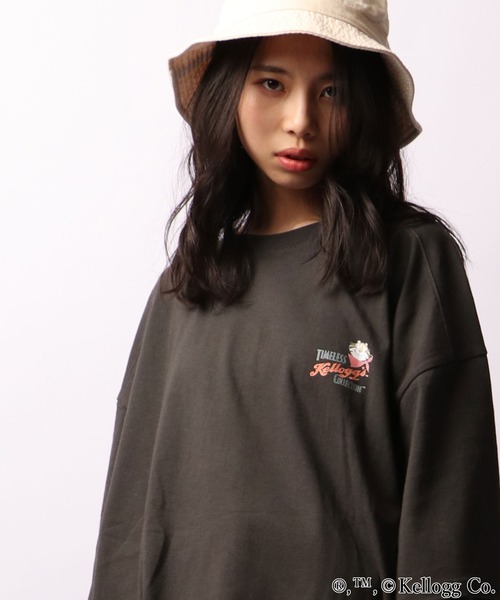 FUNALIVE（ファンアライブ）の「【Kellogg’s】BIGサガラ刺繍ｵｰﾊﾞｰｼﾙｴｯﾄTシャツ レトロVintageプリント（Tシャツ/カットソー・メンズ・オフホワイト/チャコールグレー/グリーン/イエロー・M/L/LL）」の22枚目の写真