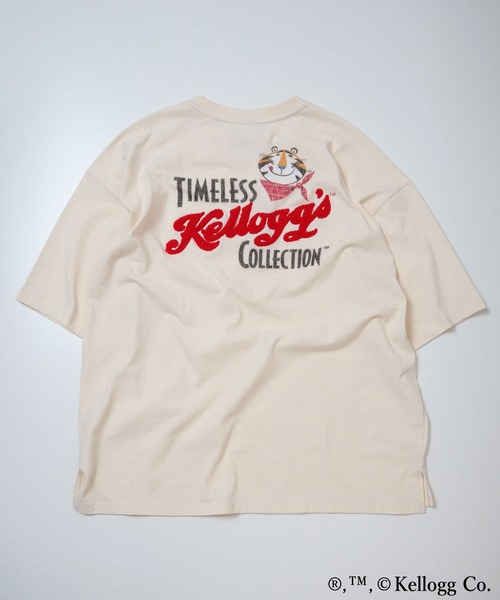 FUNALIVE（ファンアライブ）の「【Kellogg’s】BIGサガラ刺繍ｵｰﾊﾞｰｼﾙｴｯﾄTシャツ レトロVintageプリント（Tシャツ/カットソー・メンズ・オフホワイト/チャコールグレー/グリーン/イエロー・M/L/LL）」の18枚目の写真