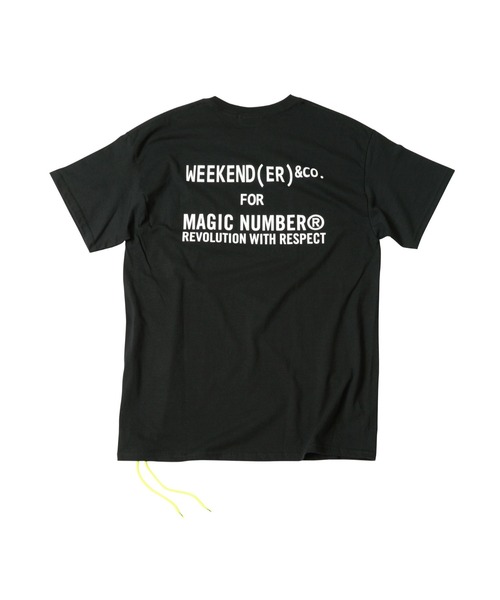 MAGIC NUMBER（マジック ナンバー）の「【MAGIC NUMBER】WEEKENDER S/S TEE（Tシャツ/カットソー・メンズ・ホワイト/ヘザーグレー/ブラック/イエロー・LARGE/MEDIUM/X-LARGE）」の6枚目の写真