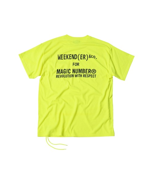 MAGIC NUMBER（マジック ナンバー）の「【MAGIC NUMBER】WEEKENDER S/S TEE（Tシャツ/カットソー・メンズ・ホワイト/ヘザーグレー/ブラック/イエロー・LARGE/MEDIUM/X-LARGE）」の8枚目の写真