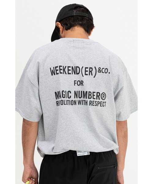 MAGIC NUMBER（マジック ナンバー）の「【MAGIC NUMBER】WEEKENDER S/S TEE（Tシャツ/カットソー・メンズ・ホワイト/ヘザーグレー/ブラック/イエロー・LARGE/MEDIUM/X-LARGE）」の20枚目の写真