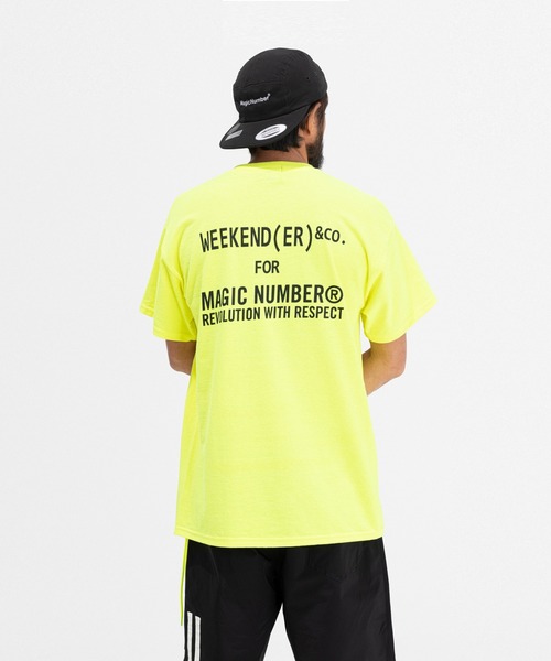 MAGIC NUMBER（マジック ナンバー）の「【MAGIC NUMBER】WEEKENDER S/S TEE（Tシャツ/カットソー・メンズ・ホワイト/ヘザーグレー/ブラック/イエロー・LARGE/MEDIUM/X-LARGE）」の21枚目の写真