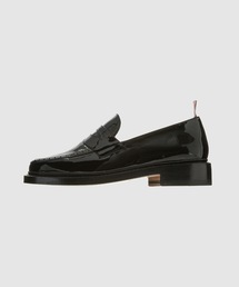 PENNY LOAFER W/ LEATHER SOLE IN SOFT PATENT LEATHER