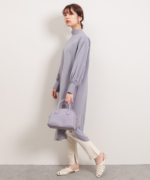 natural couture(ナチュラルクチュール)の「クラシカルボウタイワンピース(ワンピース・レディース・ブルー系その他/その他1/オフホワイト/ライトベージュ・FREE)」の20枚目の写真