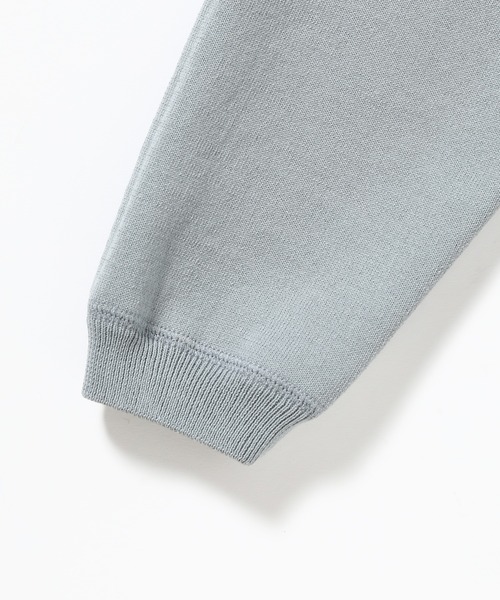 ADAM ET ROPE'（アダムエロペ）の「《21SS》リバーシブルクルーネック プルオーバー（ニット/セーター・メンズ・ブルーグレー/グレイッシュベージュ/ベージュ・L/M）」の13枚目の写真