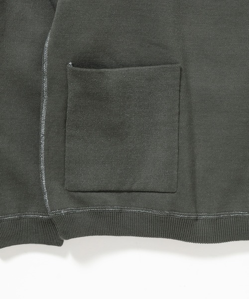 ADAM ET ROPE'（アダムエロペ）の「《21SS》リバーシブルクルーネック プルオーバー（ニット/セーター・メンズ・ブルーグレー/グレイッシュベージュ/ベージュ・L/M）」の12枚目の写真