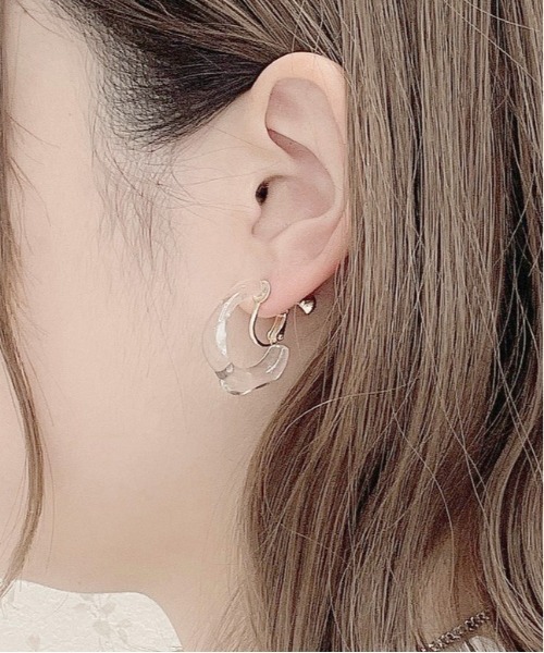 apres jour（アプレジュール）の「【apres jour×ARIAZ】アソートニュアンスイヤリング（イヤリング・レディース・ダークブラウン/アイボリー/その他/ピンクベージュ・FREE）」の4枚目の写真