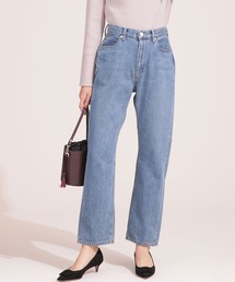 SERGE de bleu コットンプリーツハイウエストコクーンデニム SERGE de bleu（サージ）の「【SERGE de bleu】コクーンデニム