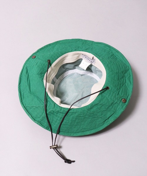 BAYBLO（ベイブロ）の「(CR)【ユニセックス】WASHED/ウォッシュド コットン アドベンチャーハット（ハット・レディース・ブラック/パープル/ネイビー/レッド/ピンク/ターコイズブルー/オレンジ/グリーン/アイボリー/マスタード・ONE SIZE）」の11枚目の写真