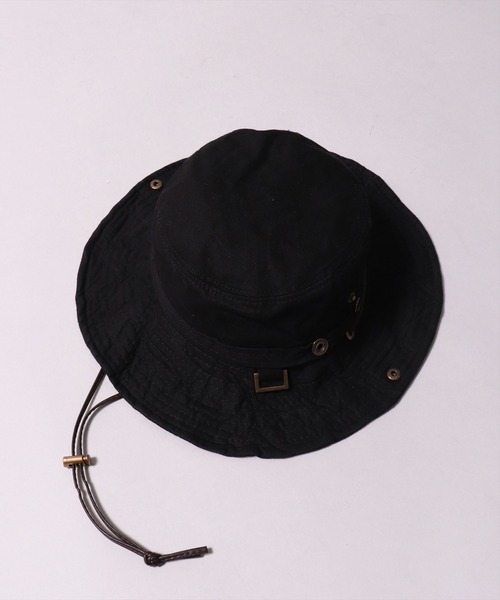 BAYBLO（ベイブロ）の「(CR)【ユニセックス】WASHED/ウォッシュド コットン アドベンチャーハット（ハット・レディース・ブラック/パープル/ネイビー/レッド/ピンク/ターコイズブルー/オレンジ/グリーン/アイボリー/マスタード・ONE SIZE）」の17枚目の写真