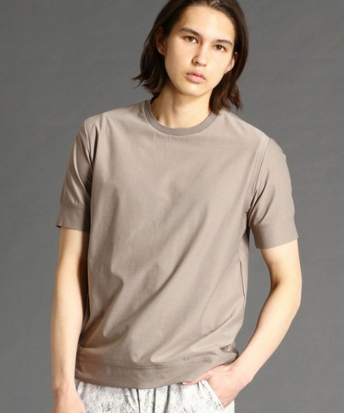 MONSIEUR NICOLE（ムッシュニコル）の「ドレスＴシャツ（Tシャツ/カットソー・メンズ・ホワイト/ブラック/ライトグレー/ベージュ・MEDIUM/LARGE/X-LARGE）」の4枚目の写真