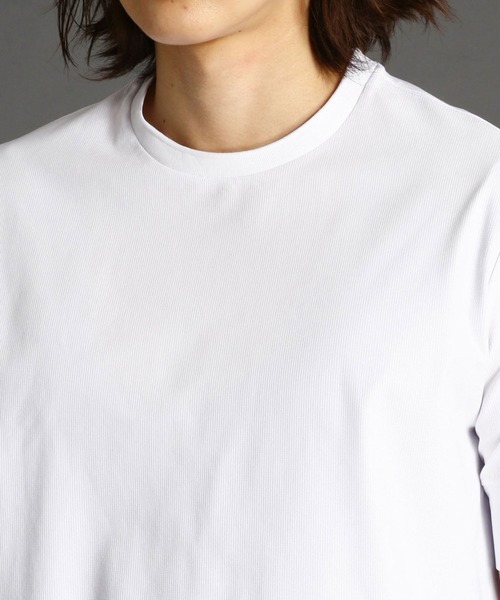 MONSIEUR NICOLE（ムッシュニコル）の「ドレスＴシャツ（Tシャツ/カットソー・メンズ・ホワイト/ブラック/ライトグレー/ベージュ・MEDIUM/LARGE/X-LARGE）」の9枚目の写真