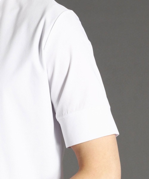 MONSIEUR NICOLE（ムッシュニコル）の「ドレスＴシャツ（Tシャツ/カットソー・メンズ・ホワイト/ブラック/ライトグレー/ベージュ・MEDIUM/LARGE/X-LARGE）」の5枚目の写真