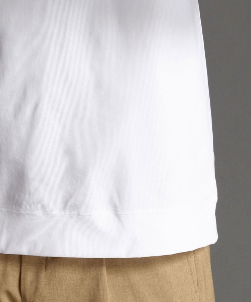 MONSIEUR NICOLE（ムッシュニコル）の「ドレスＴシャツ（Tシャツ/カットソー・メンズ・ホワイト/ブラック/ライトグレー/ベージュ・MEDIUM/LARGE/X-LARGE）」の8枚目の写真