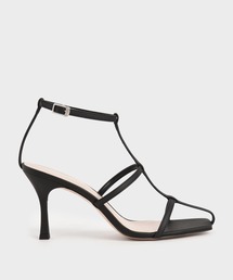 ケイジド ストラッピーヒールサンダル / Caged Strappy Heeled Sandals