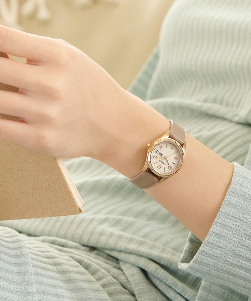 wicca(ウィッカ)の「wicca ウィッカ ソーラーテック デイ&デイト(アナログ腕時計・レディース・ゴールド・FREE)」の20枚目の写真