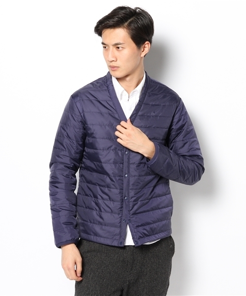 Lui's（ルイス）の「meiplebythesea(メープル･バイザ･シー) シンサレートインナーブルゾン（ブルゾン・メンズ・ブラック/ネイビー・MEDIUM/SMALL）」の12枚目の写真