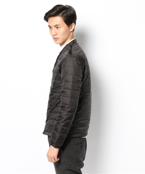 Lui's（ルイス）の「meiplebythesea(メープル･バイザ･シー) シンサレートインナーブルゾン（ブルゾン・メンズ・ブラック/ネイビー・MEDIUM/SMALL）」の4枚目の写真