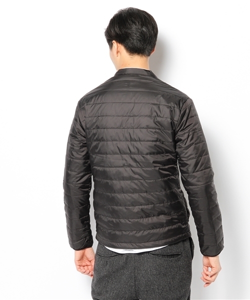 Lui's（ルイス）の「meiplebythesea(メープル･バイザ･シー) シンサレートインナーブルゾン（ブルゾン・メンズ・ブラック/ネイビー・MEDIUM/SMALL）」の5枚目の写真