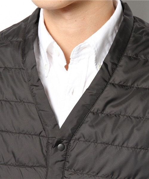 Lui's（ルイス）の「meiplebythesea(メープル･バイザ･シー) シンサレートインナーブルゾン（ブルゾン・メンズ・ブラック/ネイビー・MEDIUM/SMALL）」の7枚目の写真