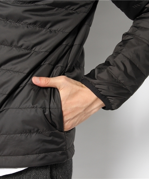 Lui's（ルイス）の「meiplebythesea(メープル･バイザ･シー) シンサレートインナーブルゾン（ブルゾン・メンズ・ブラック/ネイビー・MEDIUM/SMALL）」の8枚目の写真