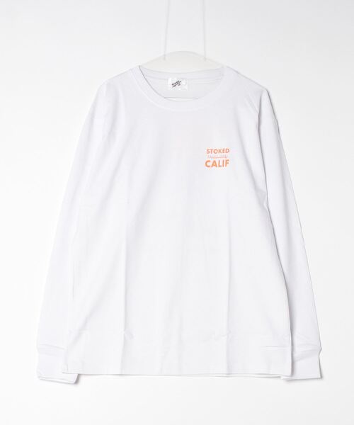 INNOCENT（イノセント）の「『RDS』サーフプリントロンＴ（Tシャツ/カットソー・レディース・グレー/ブラック/ホワイト・LARGE/MEDIUM）」の2枚目の写真