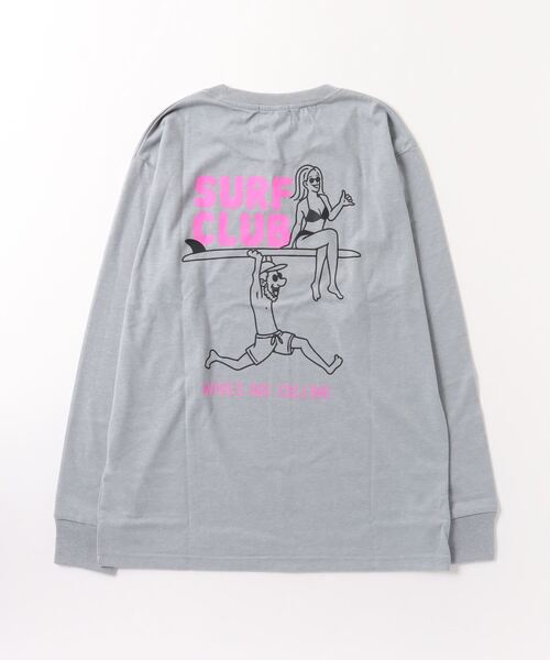 INNOCENT（イノセント）の「『RDS』サーフプリントロンＴ（Tシャツ/カットソー・レディース・グレー/ブラック/ホワイト・LARGE/MEDIUM）」の4枚目の写真
