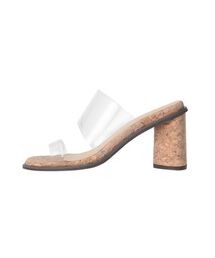 EVRIS | クリアスクエアトゥサンダル(サンダル)