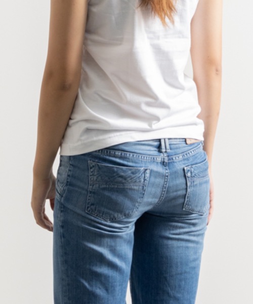 NYLAUS（ナイラス）の「ヘビーウェイト ノースリーブ Tシャツ（Tシャツ/カットソー・レディース・ホワイト/ブラック・M）」の20枚目の写真