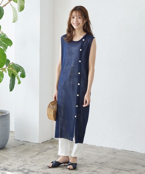 KOBE LETTUCE(コウベレタス)の「ツイストベルトクリアヒールサンダル(サンダル・レディース・ブラック/モカ/ライトベージュ・LL/M/L)」の9枚目の写真