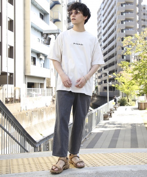 RAGEBLUE(レイジブルー)の「【NORAHI】コラボプリントTシャツ/936758(Tシャツ/カットソー・メンズ・ピンク系その他/ブラック/オフホワイト・MEDIUM/LARGE)」の12枚目の写真