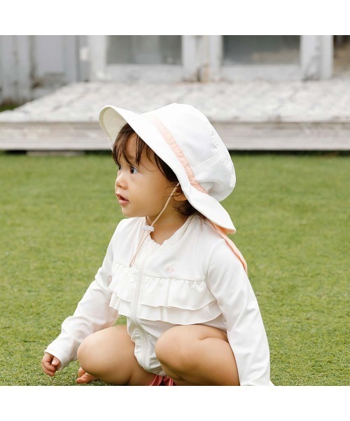 10mois（ディモワ）の「10mois ラッシュガード（ラッシュガード・キッズ・アイボリー・85㎝/95㎝）」の4枚目の写真