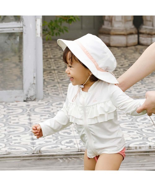 10mois（ディモワ）の「10mois ラッシュガード（ラッシュガード・キッズ・アイボリー・85㎝/95㎝）」の6枚目の写真