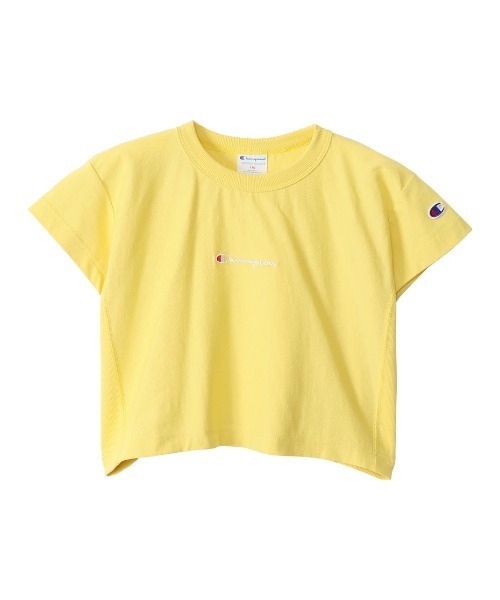 Champion（チャンピオン）の「【Champion/チャンピオン】キッズ リバースウィーブ(R) ショートスリーブTシャツ（Tシャツ/カットソー・キッズ・パープル/オフホワイト/イエロー/チャコール・100/110/140/130/120）」の4枚目の写真