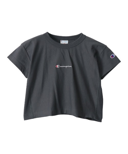 Champion（チャンピオン）の「【Champion/チャンピオン】キッズ リバースウィーブ(R) ショートスリーブTシャツ（Tシャツ/カットソー・キッズ・パープル/オフホワイト/イエロー/チャコール・100/110/140/130/120）」の2枚目の写真