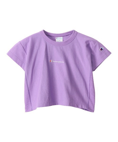 Champion（チャンピオン）の「【Champion/チャンピオン】キッズ リバースウィーブ(R) ショートスリーブTシャツ（Tシャツ/カットソー・キッズ・パープル/オフホワイト/イエロー/チャコール・100/110/140/130/120）」の11枚目の写真
