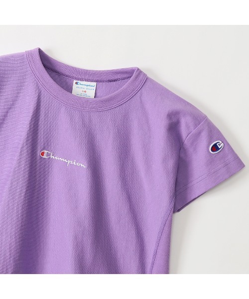 Champion（チャンピオン）の「【Champion/チャンピオン】キッズ リバースウィーブ(R) ショートスリーブTシャツ（Tシャツ/カットソー・キッズ・パープル/オフホワイト/イエロー/チャコール・100/110/140/130/120）」の12枚目の写真