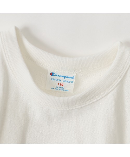Champion（チャンピオン）の「【Champion/チャンピオン】キッズ リバースウィーブ(R) ショートスリーブTシャツ（Tシャツ/カットソー・キッズ・パープル/オフホワイト/イエロー/チャコール・100/110/140/130/120）」の15枚目の写真
