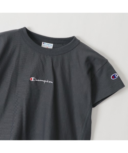 Champion（チャンピオン）の「【Champion/チャンピオン】キッズ リバースウィーブ(R) ショートスリーブTシャツ（Tシャツ/カットソー・キッズ・パープル/オフホワイト/イエロー/チャコール・100/110/140/130/120）」の18枚目の写真