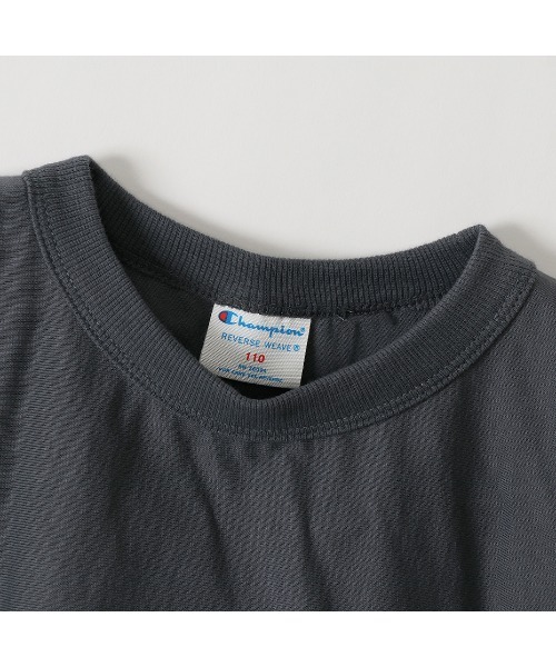 Champion（チャンピオン）の「【Champion/チャンピオン】キッズ リバースウィーブ(R) ショートスリーブTシャツ（Tシャツ/カットソー・キッズ・パープル/オフホワイト/イエロー/チャコール・100/110/140/130/120）」の19枚目の写真