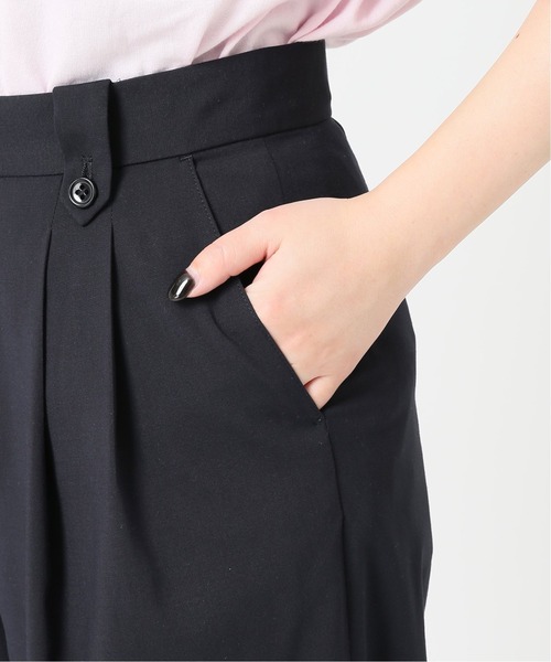【YURIE A.× Spick & Span】Wベルトパンツ ネイビー Spick & Span（スピックアンドスパン）の「【YURIE A.× Spick