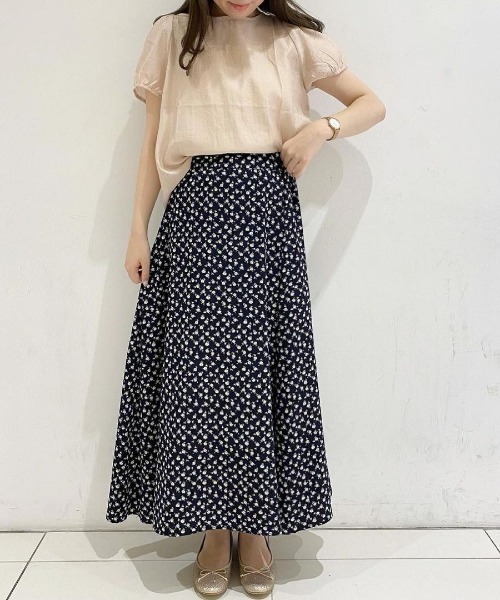 flower(フラワー)の「フォーリングフラワースカート(スカート・レディース・ブラック/イエロー・FREE)」の21枚目の写真