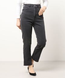 Green　Parks | ブラックデニムストレートパンツ＊(デニムパンツ)