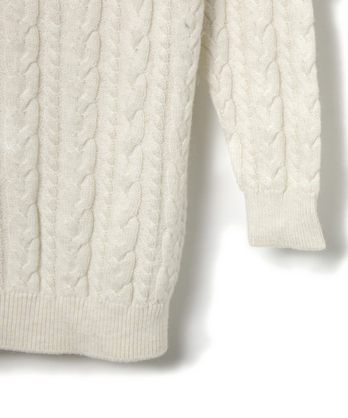 H&M（エイチ・アンド・エム）の「長袖ニット（ニット/セーター・レディース・ベージュ・S）」の5枚目の写真