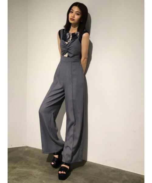 EMODA（エモダ）の「ステッチショルダータンクトップ（Tシャツ/カットソー・レディース・アイボリー/ブラック/その他・FREE）」の15枚目の写真