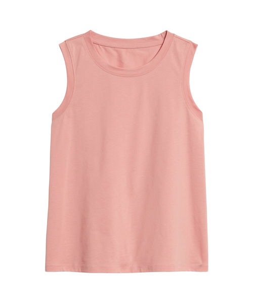 Banana Republic（バナナリパブリック）の「スーピマタンクトップ（Tシャツ/カットソー・レディース・ホワイト/ライトグリーン/ピンク/ブラウン/ブルー/ライトブラウン・S/M/L/XS）」の6枚目の写真