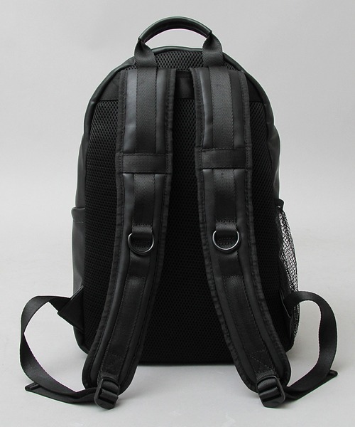 REGiSTA（レジスタ）の「REGiSTA / レジスタ / シープスレザーライク フェイクレザー ボードストラップ  バックパック / 大容量 / リュック（バックパック/リュック・メンズ・ブラック・FREE）」の13枚目の写真