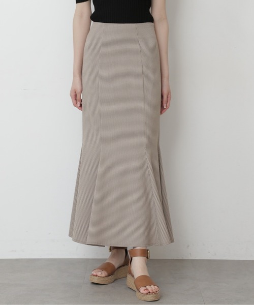 FREE'S MART（フリーズマート）の「◇カラーチェックマーメイドスカート（スカート・レディース・グリーン系その他/ベージュ系その他・FREE）」の2枚目の写真