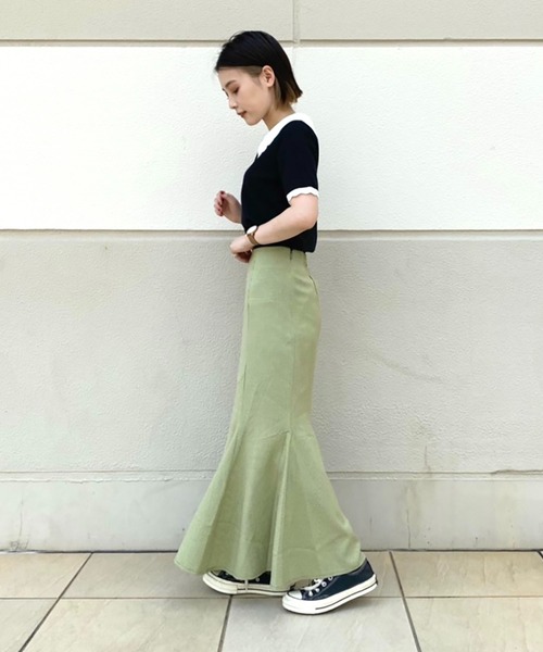 FREE'S MART（フリーズマート）の「◇カラーチェックマーメイドスカート（スカート・レディース・グリーン系その他/ベージュ系その他・FREE）」の17枚目の写真